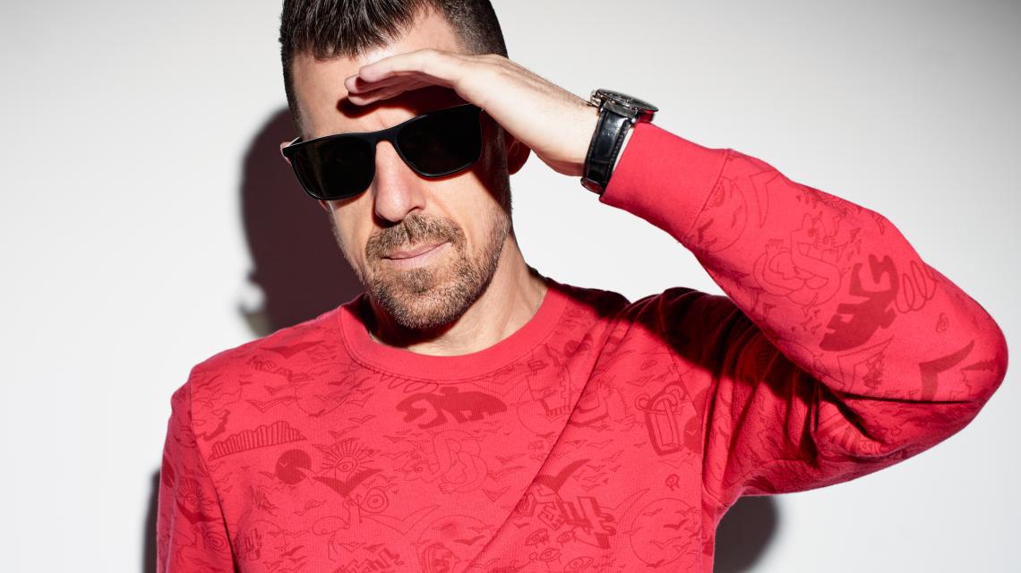 Male wearing sunglasses